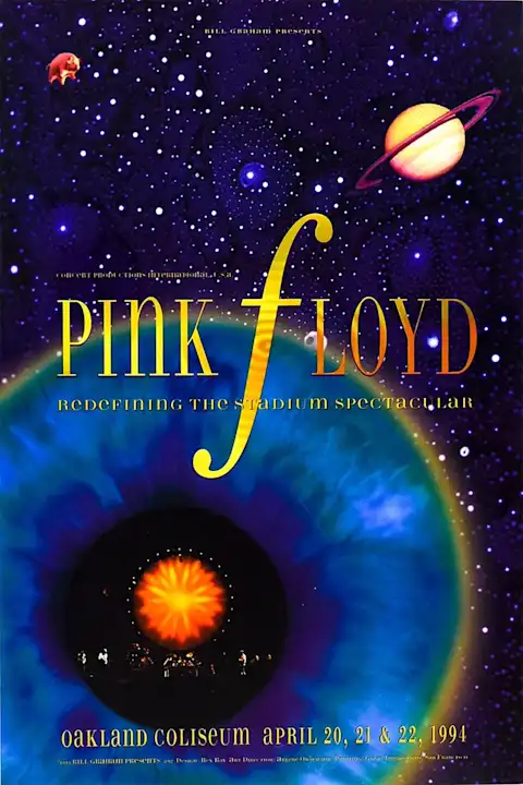 Vintažinis Pink Floyd (14) koncerto plakatas – vintažinis koncerto plakatas | Framein