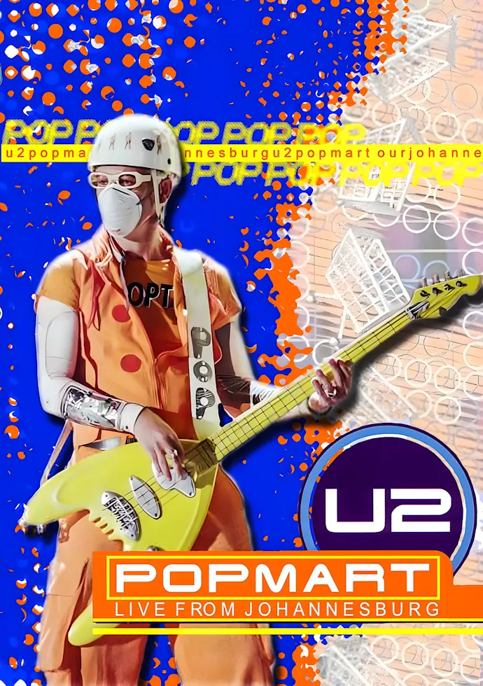 Vintažinis U2 (5) koncerto plakatas – vintažinis koncerto plakatas | Framein