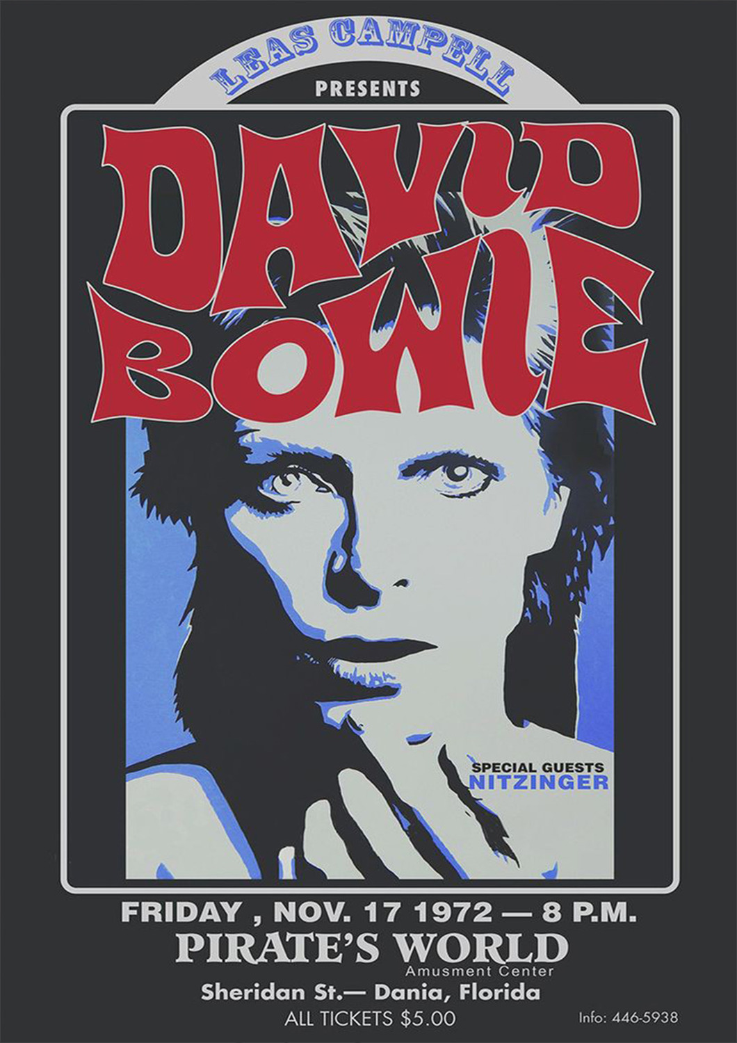 Vintažinis David Bowie (4) koncerto plakatas – vintažinis koncerto plakatas | Framein
