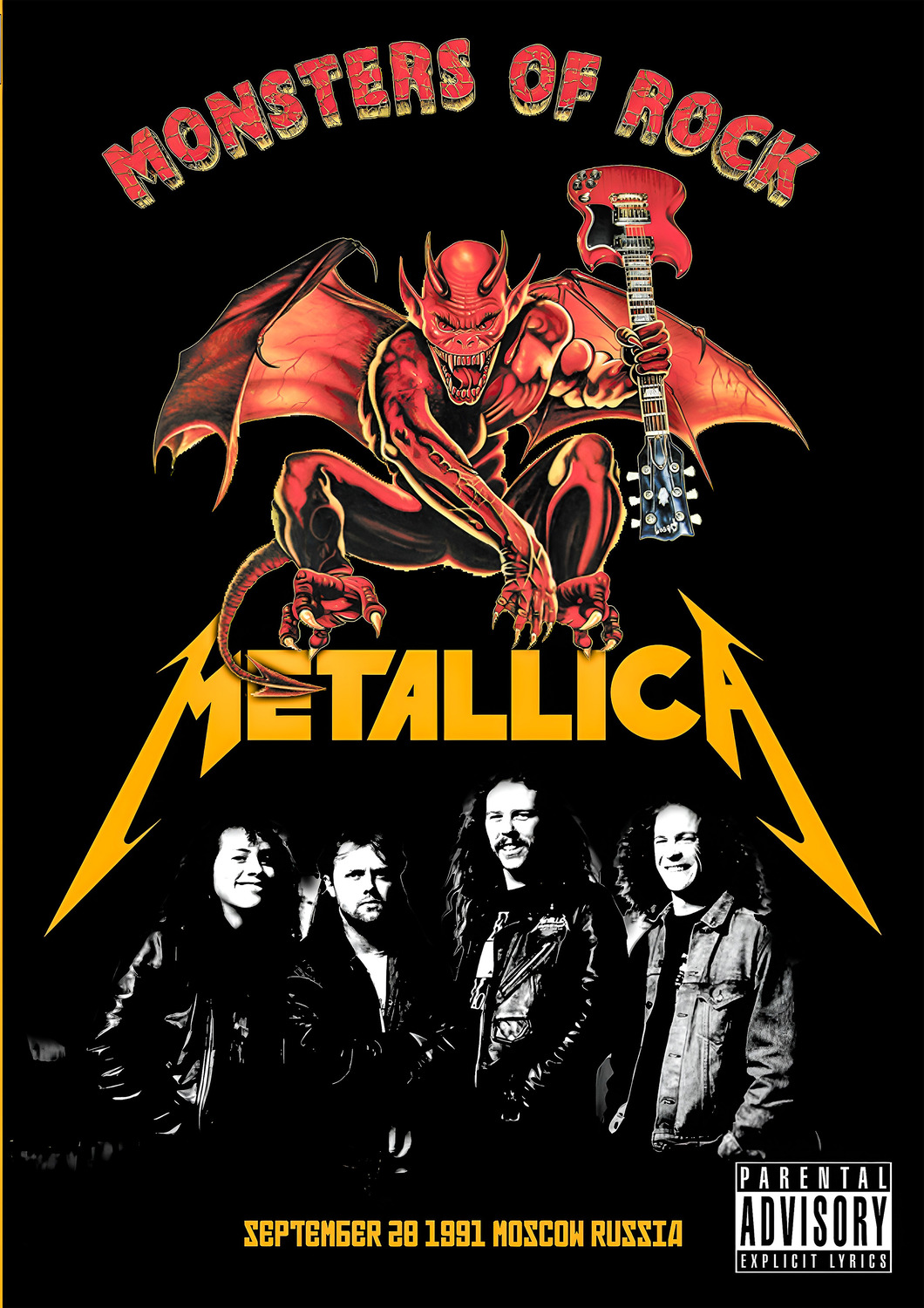 Vintažinis Metallica (12) koncerto plakatas – vintažinis koncerto plakatas | Framein