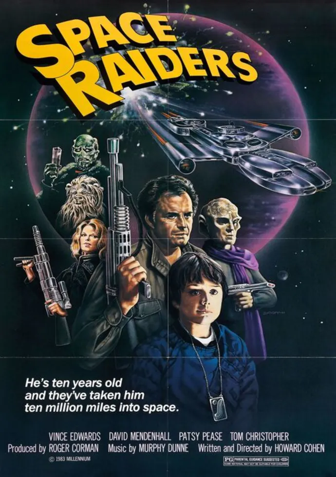 Filmo plakatas Space Raiders – filmo plakatas | Framein