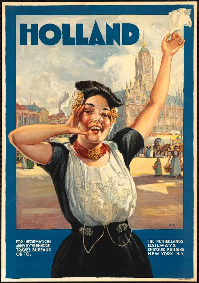 Vintažinis kelionių plakatas Holland 9 – vintažinis kelionių plakatas | Framein