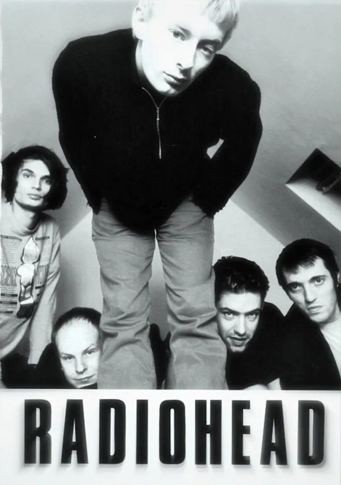 Vintažinis Radiohead (2) koncerto plakatas – vintažinis koncerto plakatas | Framein