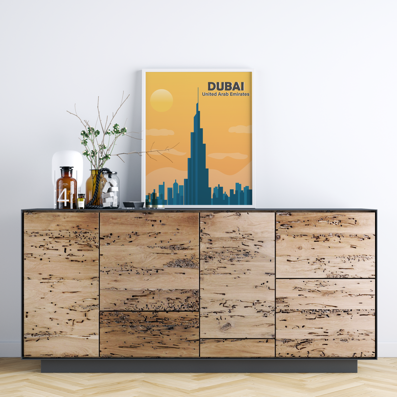 Kelionės plakatas „Dubajus“ – plakatas | Framein – miniatiūra 2