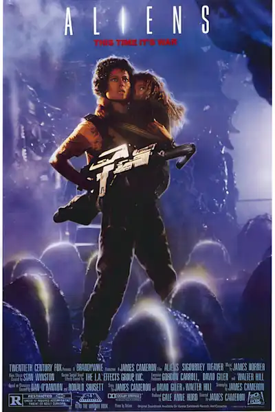 Filmo plakatas Ateiviai 1986 – filmo plakatas | Framein