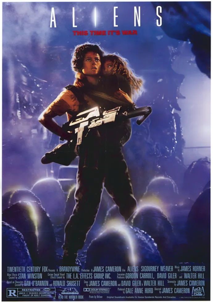Filmo plakatas Ateiviai 1986 – filmo plakatas | Framein