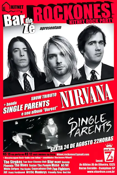 Vintažinis Nirvana (22) koncerto plakatas – vintažinis koncerto plakatas | Framein