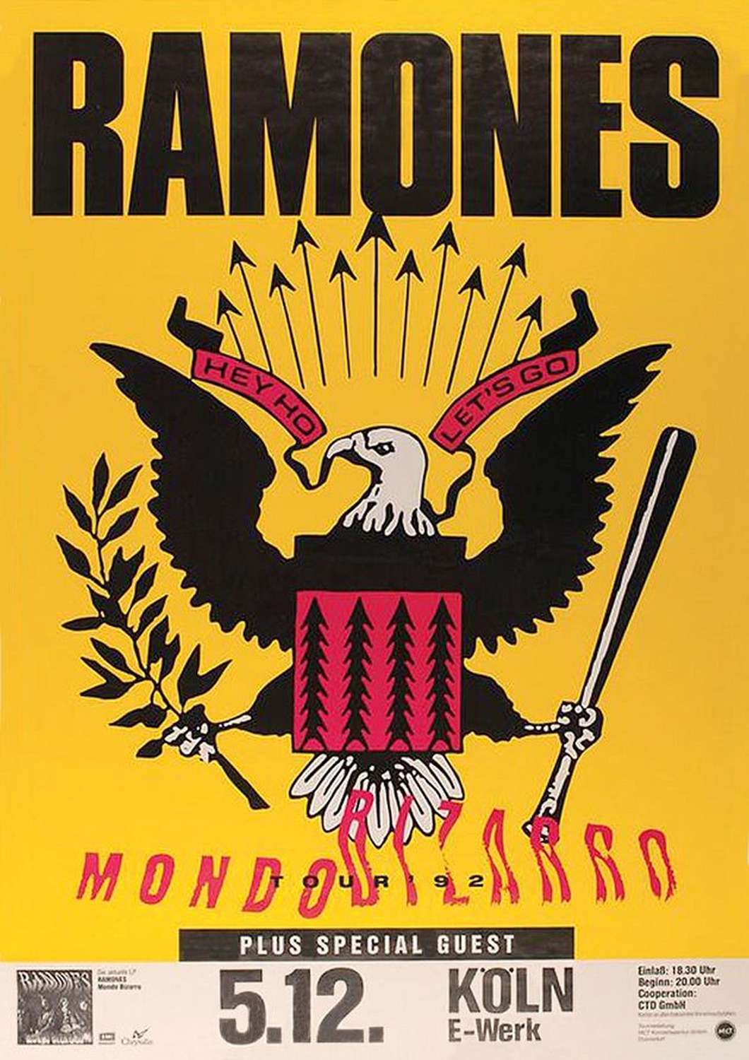 Vintažinis Ramones 3 koncerto plakatas – vintažinis koncerto plakatas | Framein