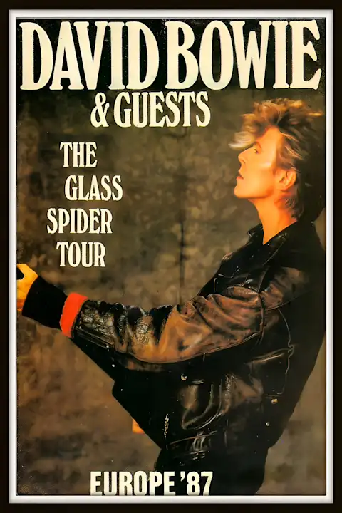 Vintažinis David Bowie (8) koncerto plakatas – vintažinis koncerto plakatas | Framein