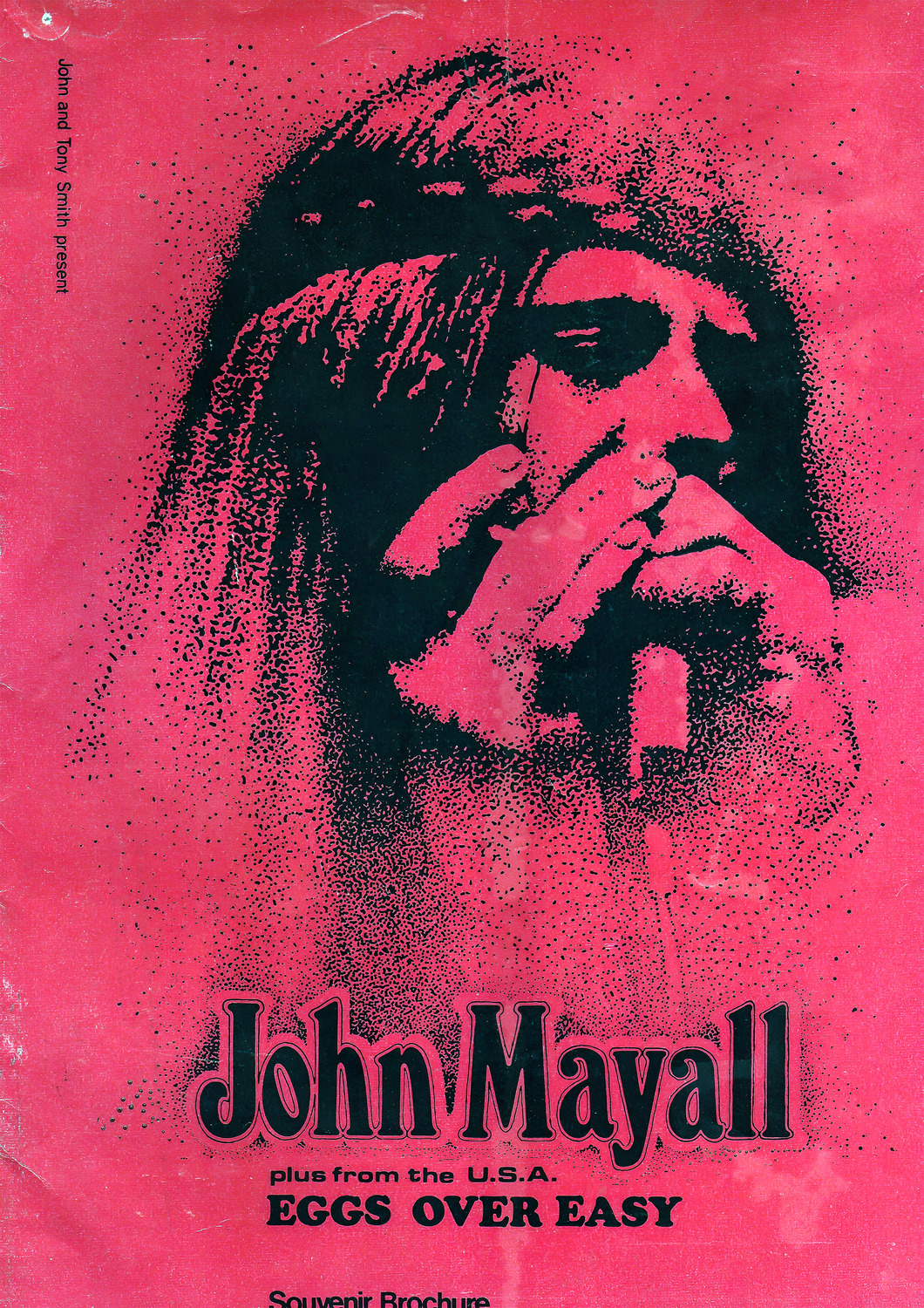 Vintažinis John Mayall koncerto plakatas – vintažinis koncerto plakatas | Framein