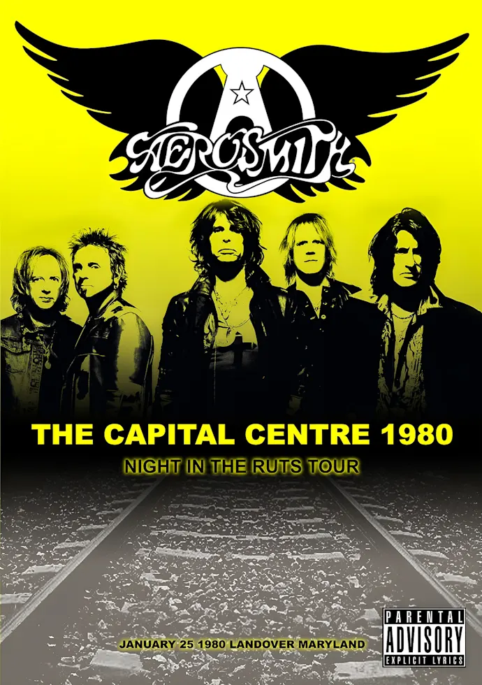 Vintažinis Aerosmith (4) koncerto plakatas – vintažinis koncerto plakatas | Framein