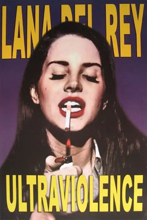 Vintažinis Lana Del Rey koncerto plakatas – vintažinis koncerto plakatas | Framein