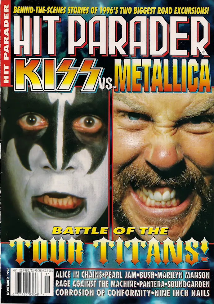 Vintažinis Kiss ir Metallica koncerto plakatas – vintažinis koncerto plakatas | Framein