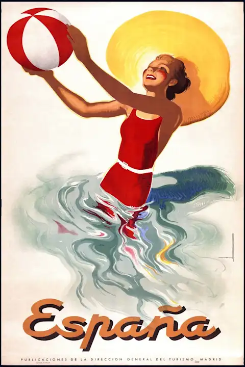 Vintažinis kelionių plakatas España 1940 – vintažinis kelionių plakatas | Framein