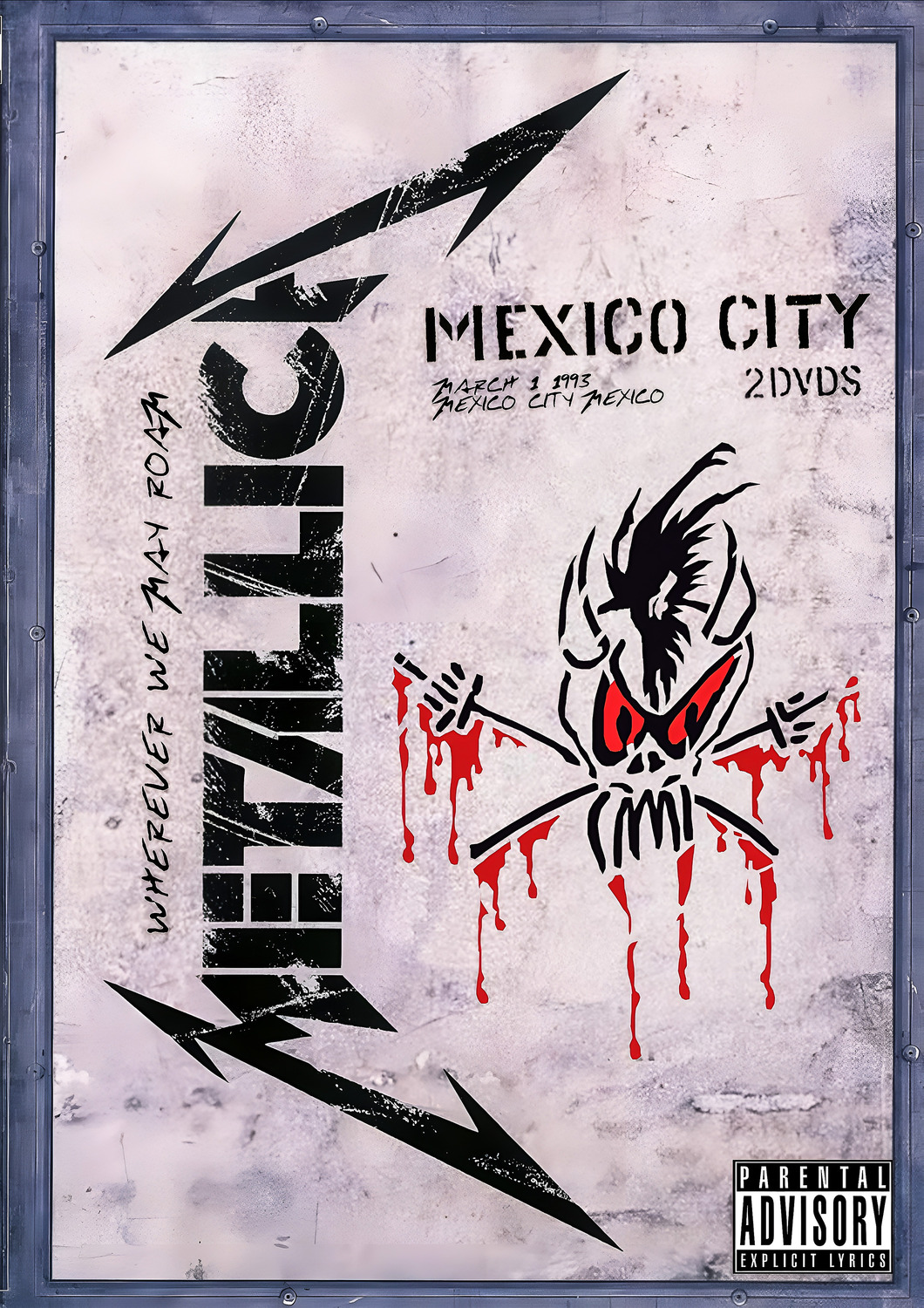Vintažinis Metallica (11) koncerto plakatas – vintažinis koncerto plakatas | Framein