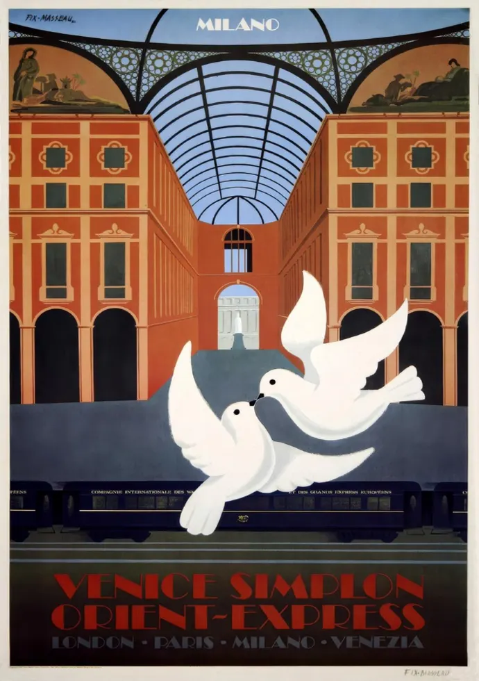 Vintažinis kelionių plakatas Venice Milano – vintažinis kelionių plakatas | Framein