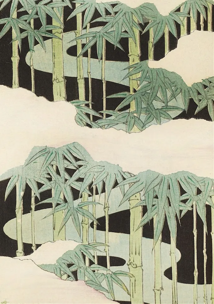 Japoniškas menas Korin Furuya Bijutsukai Pl.22 (1901) – japoniško meno plakatas | Framein