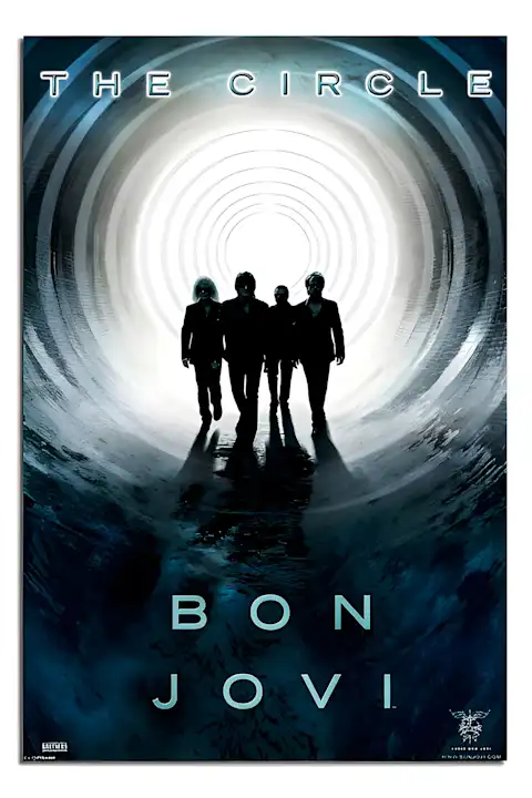 Vintažinis Bon Jovi (5) koncerto plakatas – vintažinis koncerto plakatas | Framein