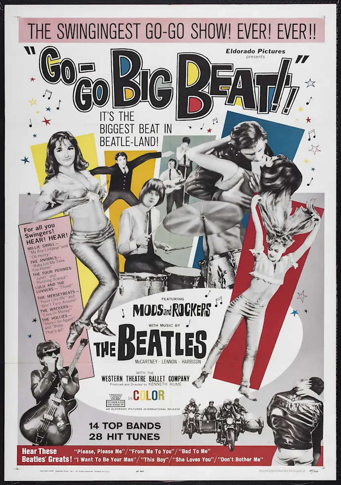 Vintažinis The Beatles (6) koncerto plakatas – vintažinis koncerto plakatas | Framein