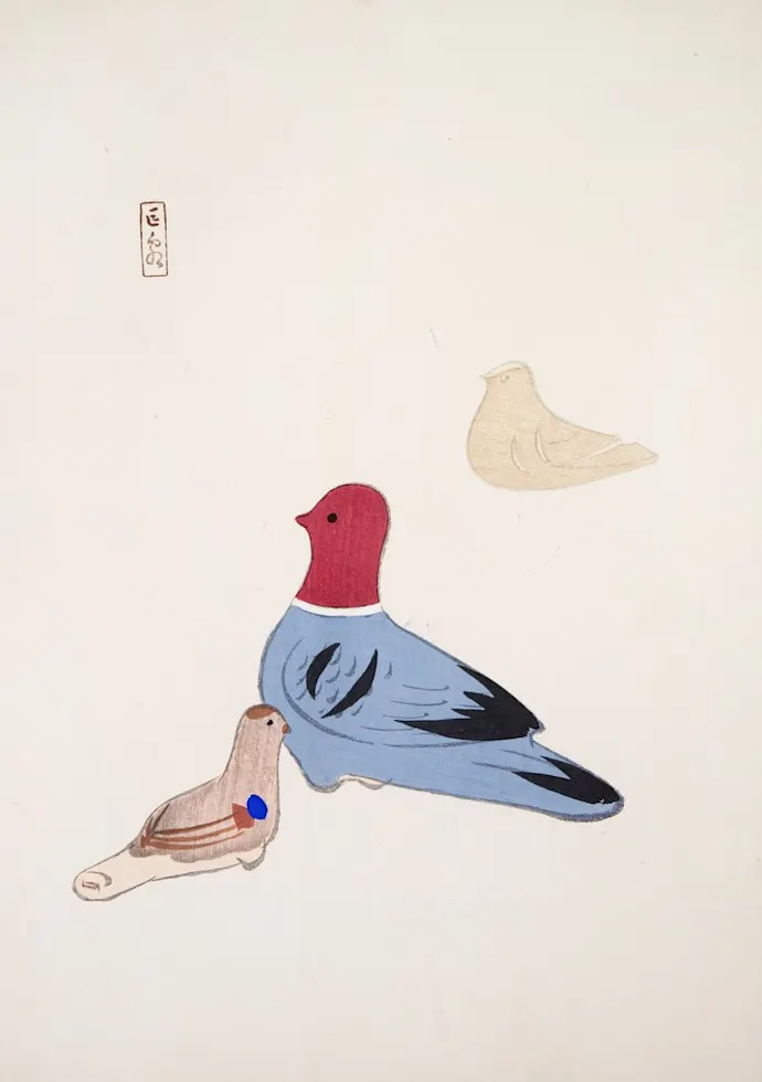 Japoniškas menas Kawasaki Kyosen Japanese Toys Pl.036 (1919) – japoniško meno plakatas | Framein