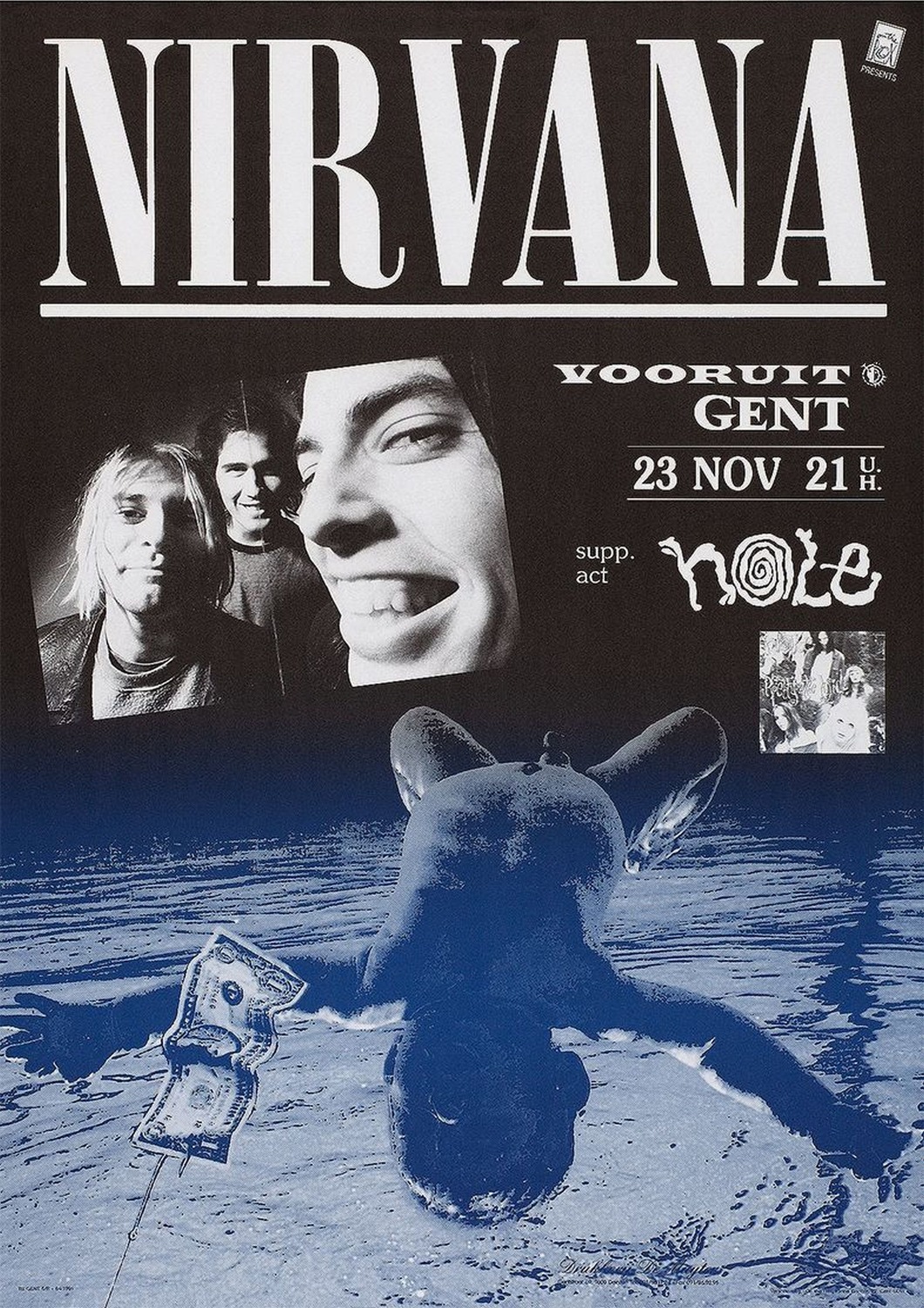 Vintažinis Nirvana (13) koncerto plakatas – vintažinis koncerto plakatas | Framein