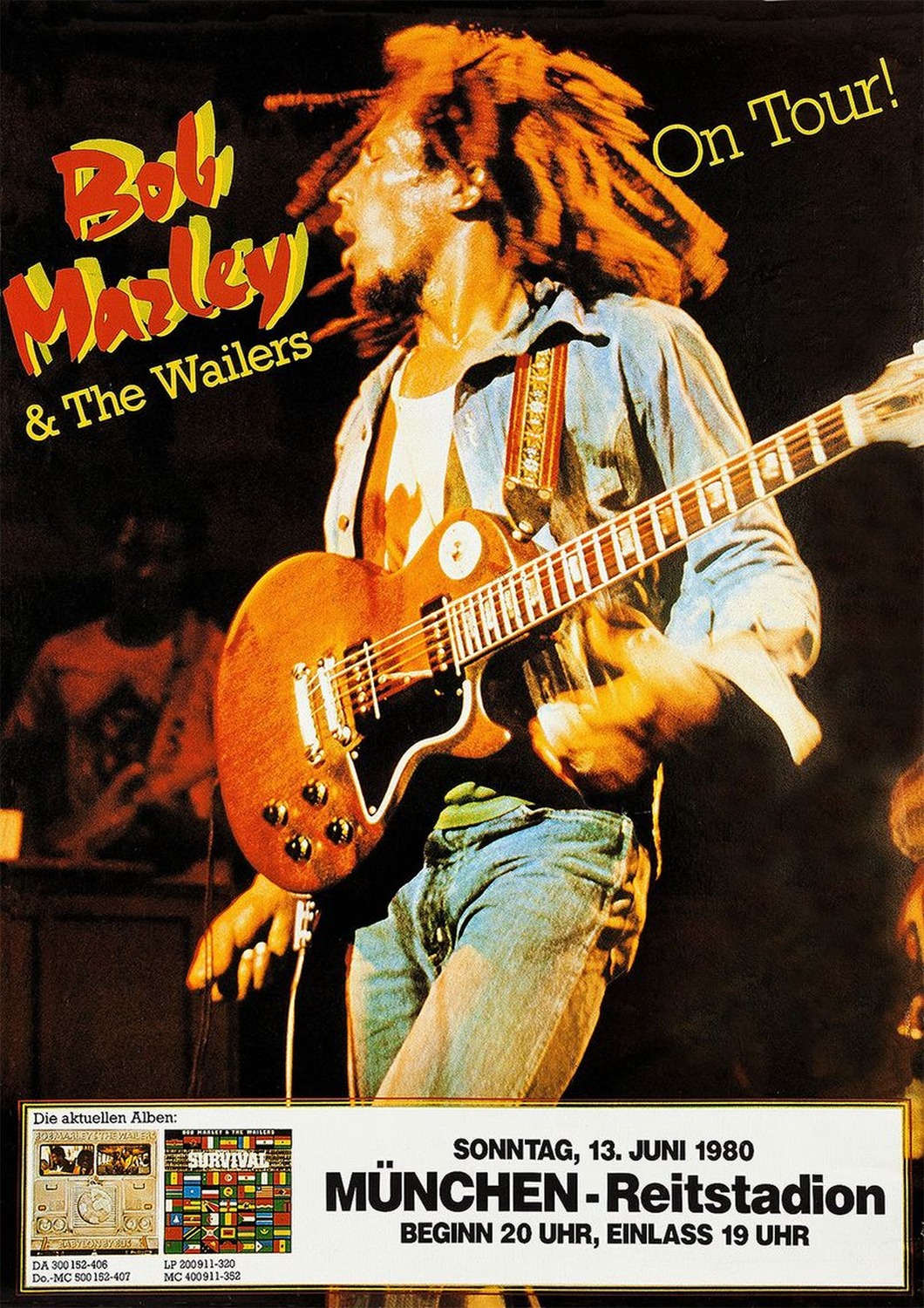 Vintažinis Bob Marley (3) koncerto plakatas – vintažinis koncerto plakatas | Framein