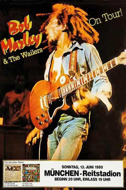 Vintažinis Bob Marley (3) koncerto plakatas – vintažinis koncerto plakatas | Framein