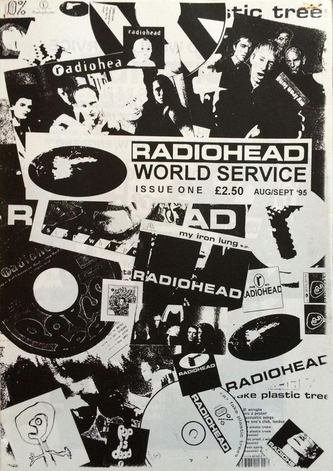 Vintažinis Radiohead koncerto plakatas – vintažinis koncerto plakatas | Framein