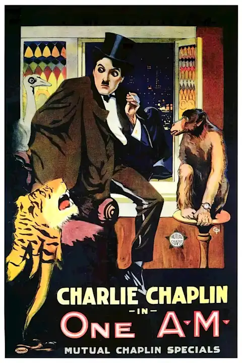 Filmo plakatas One A.M. (1916) – filmo plakatas | Framein