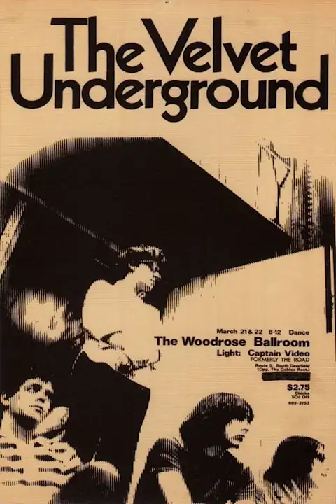 Vintažinis The Velvet Underground koncerto plakatas – vintažinis koncerto plakatas | Framein