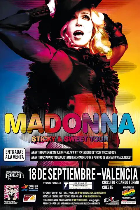 Vintažinis Madonna (3) koncerto plakatas – vintažinis koncerto plakatas | Framein