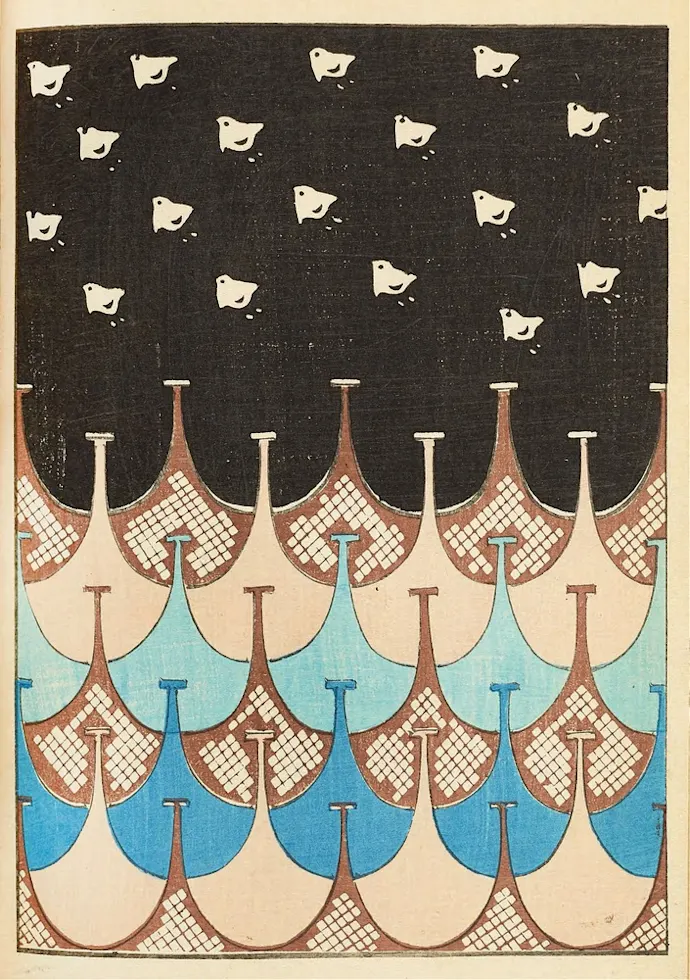 Japoniškas menas Korin Furuya Bijutsukai Pl.146 (1901) – japoniško meno plakatas | Framein