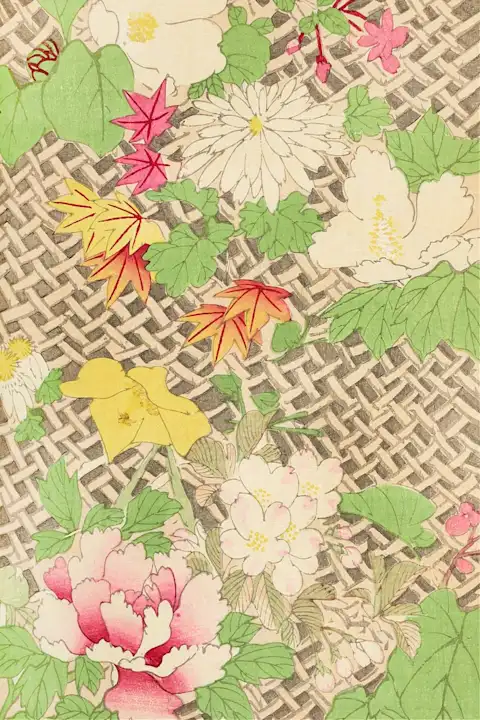 Japoniškas menas Korin Furuya Bijutsukai Pl.130 (1901) – japoniško meno plakatas | Framein
