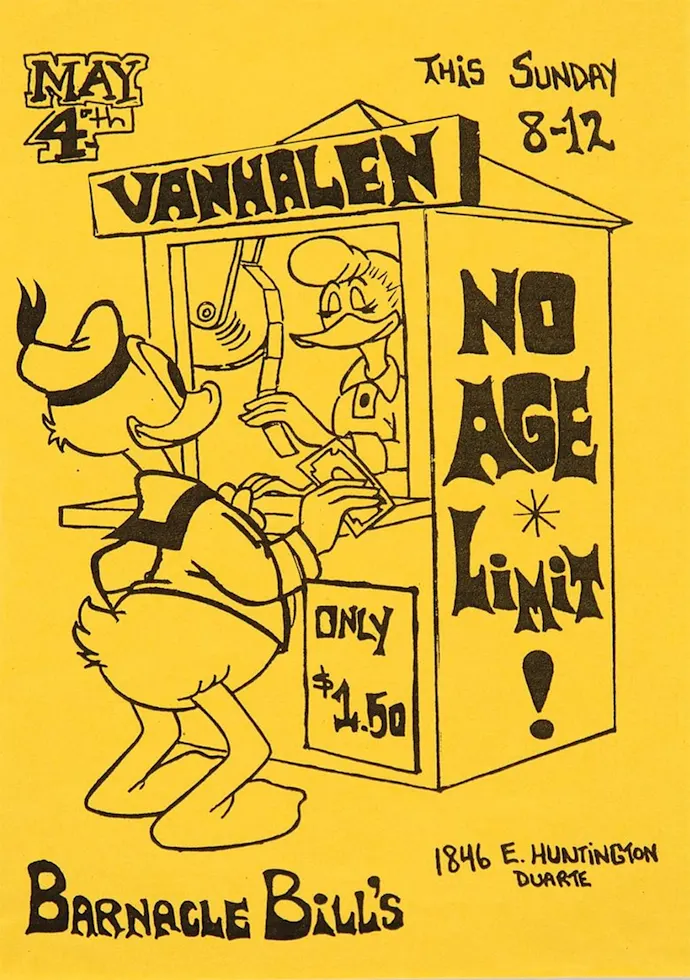 Vintažinis Van Halen (2) koncerto plakatas – vintažinis koncerto plakatas | Framein