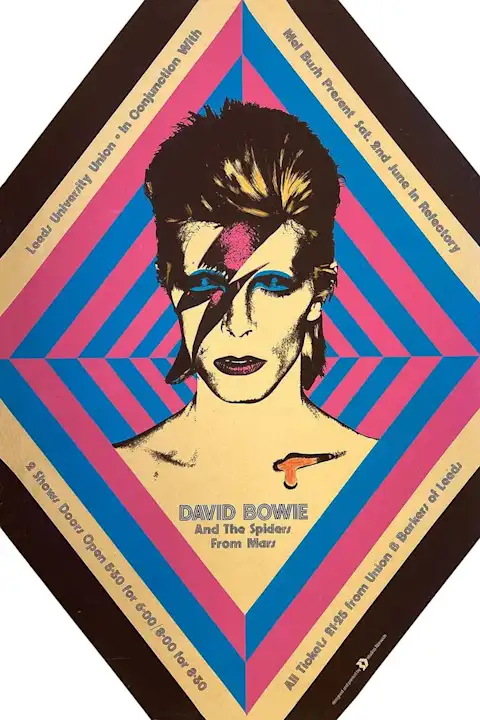Vintažinis David Bowie (6) koncerto plakatas – vintažinis koncerto plakatas | Framein