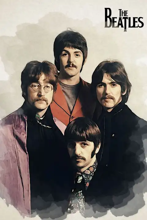 Vintažinis The Beatles (5) koncerto plakatas – vintažinis koncerto plakatas | Framein