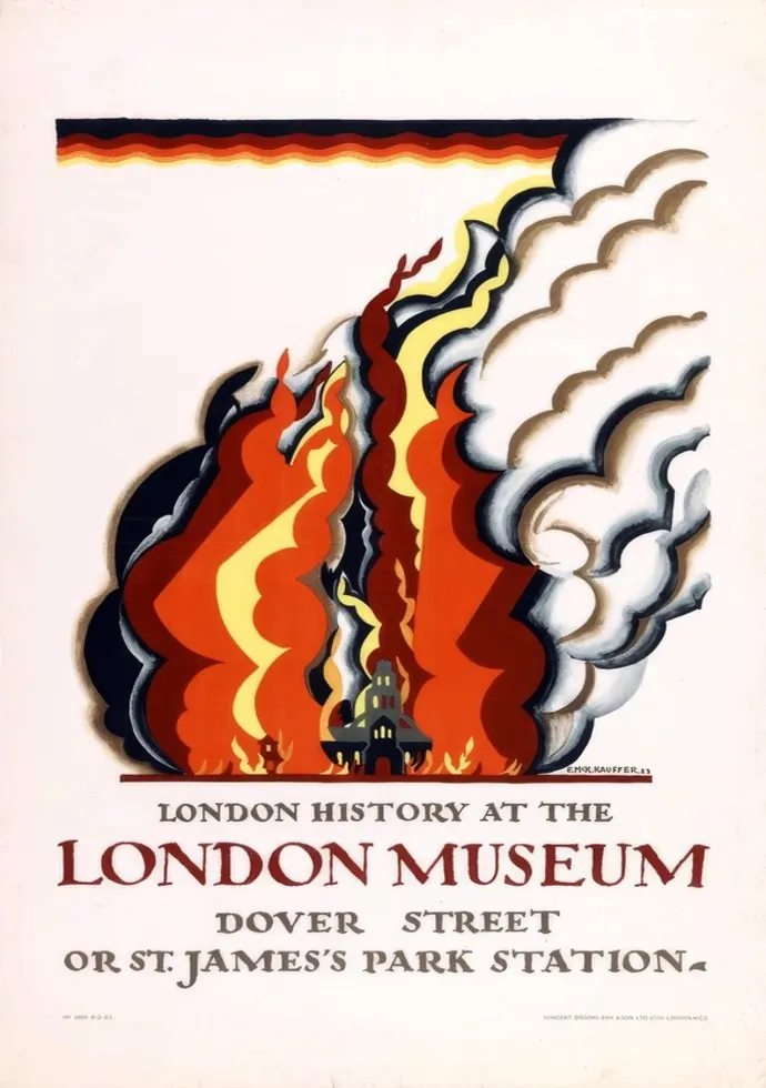 Vintažinis kelionių plakatas London History at the London Museum 1923 – vintažinis kelionių plakatas | Framein