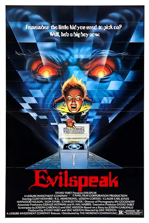 Filmo plakatas Evilspeak 1981 – filmo plakatas | Framein