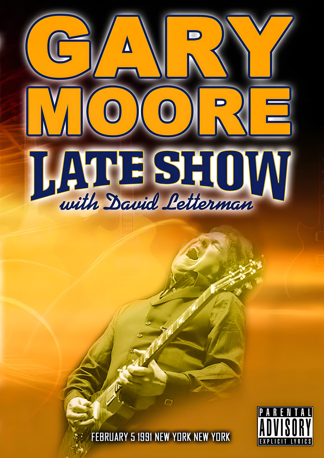 Vintažinis Gary Moore koncerto plakatas – vintažinis koncerto plakatas | Framein