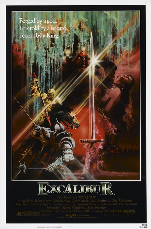 Filmo plakatas Ekskaliburas – filmo plakatas | Framein