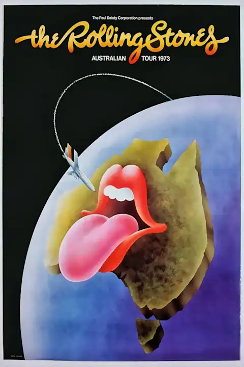 Vintažinis The Rolling Stones (7) koncerto plakatas – vintažinis koncerto plakatas | Framein