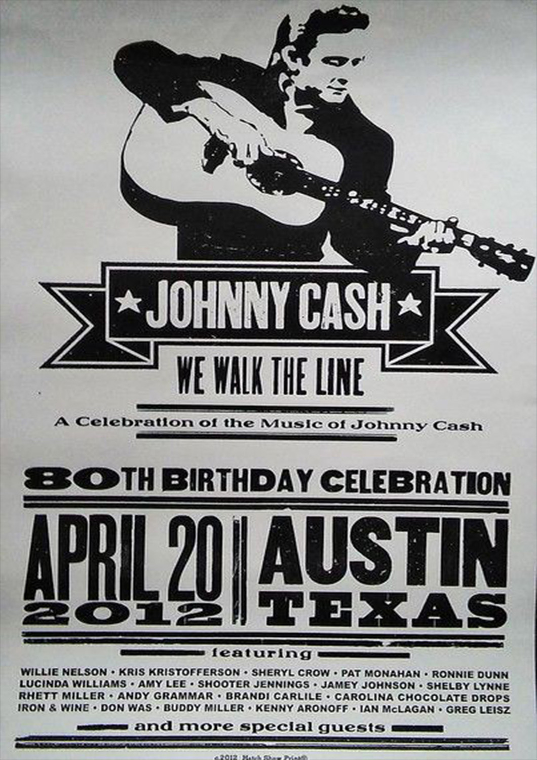 Vintažinis Johnny Cash koncerto plakatas – vintažinis koncerto plakatas | Framein
