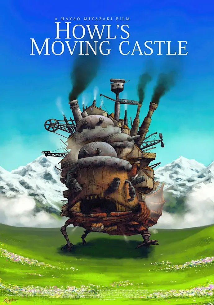 Anime plakatas Howl's Moving Castle – anime plakatas | Framein