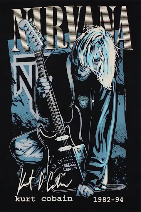 Vintažinis Nirvana (11) koncerto plakatas – vintažinis koncerto plakatas | Framein