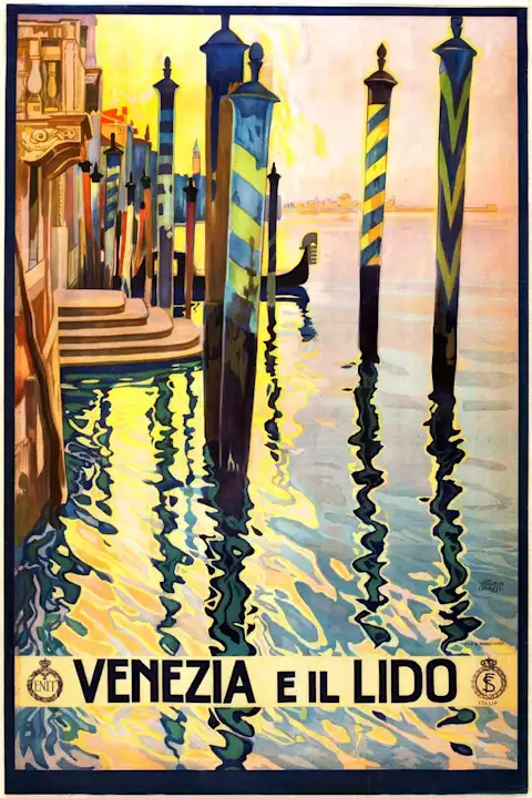 Vintažinis kelionių plakatas Venezia 2 – vintažinis kelionių plakatas | Framein