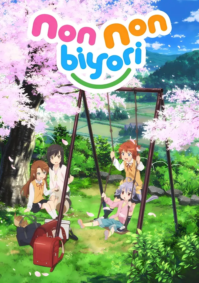 Anime plakatas Non non biyori – anime plakatas | Framein