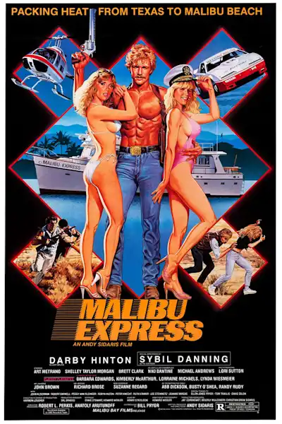 Filmo plakatas Malibu express – filmo plakatas | Framein