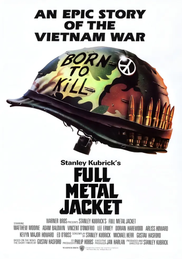 Filmo plakatas Metalinis apvalkalas – filmo plakatas | Framein