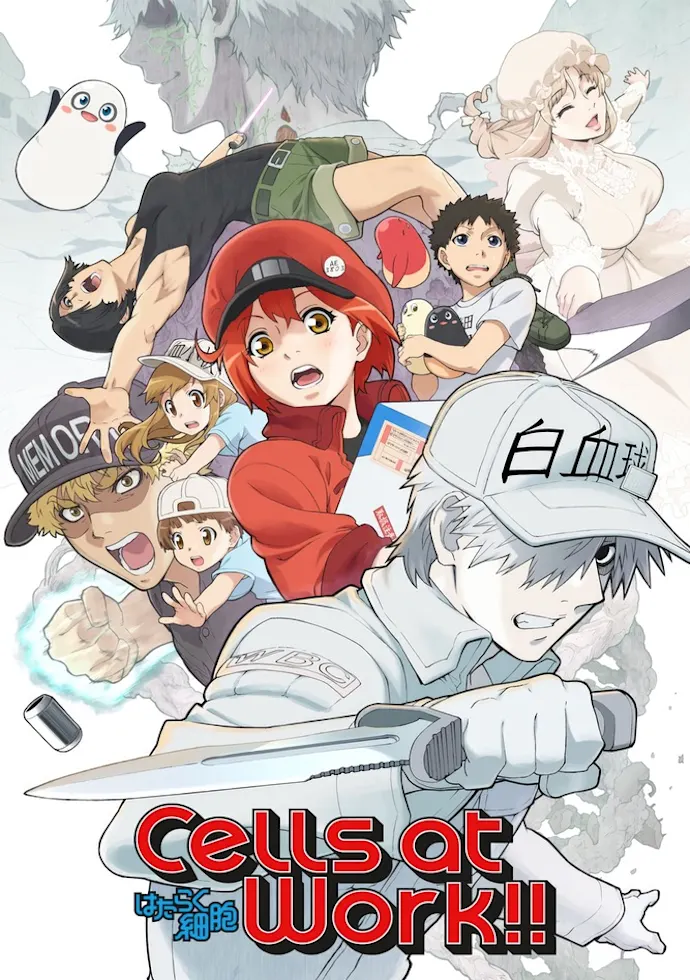 Anime plakatas Cells at Work! – anime plakatas | Framein