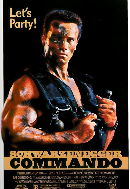 Filmo plakatas Commando – filmo plakatas | Framein